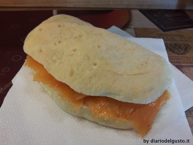 Que te pongo Foto Panino con salmone norvegese doc